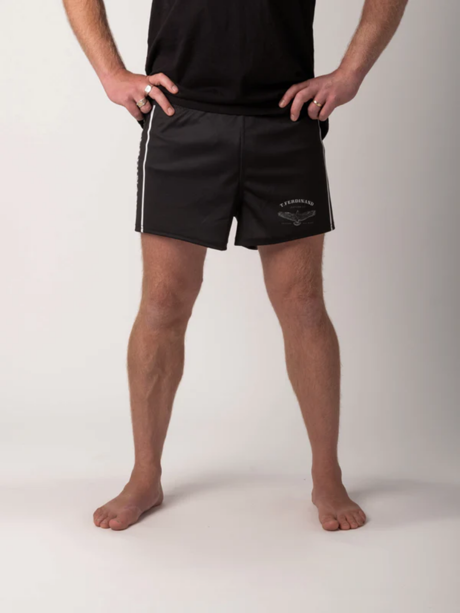 TF Rugby Shorts in Black