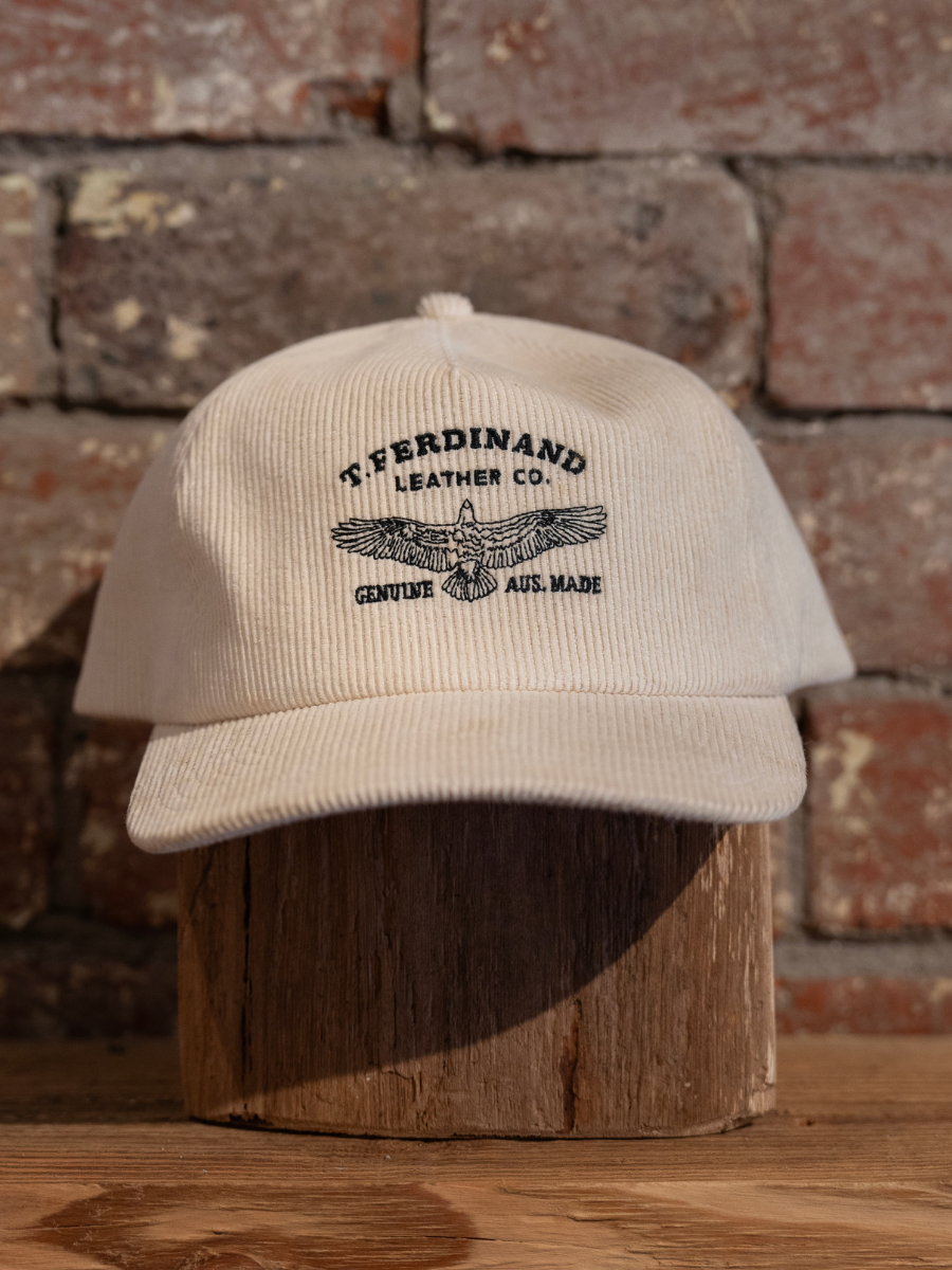 Corduroy Cream Hat