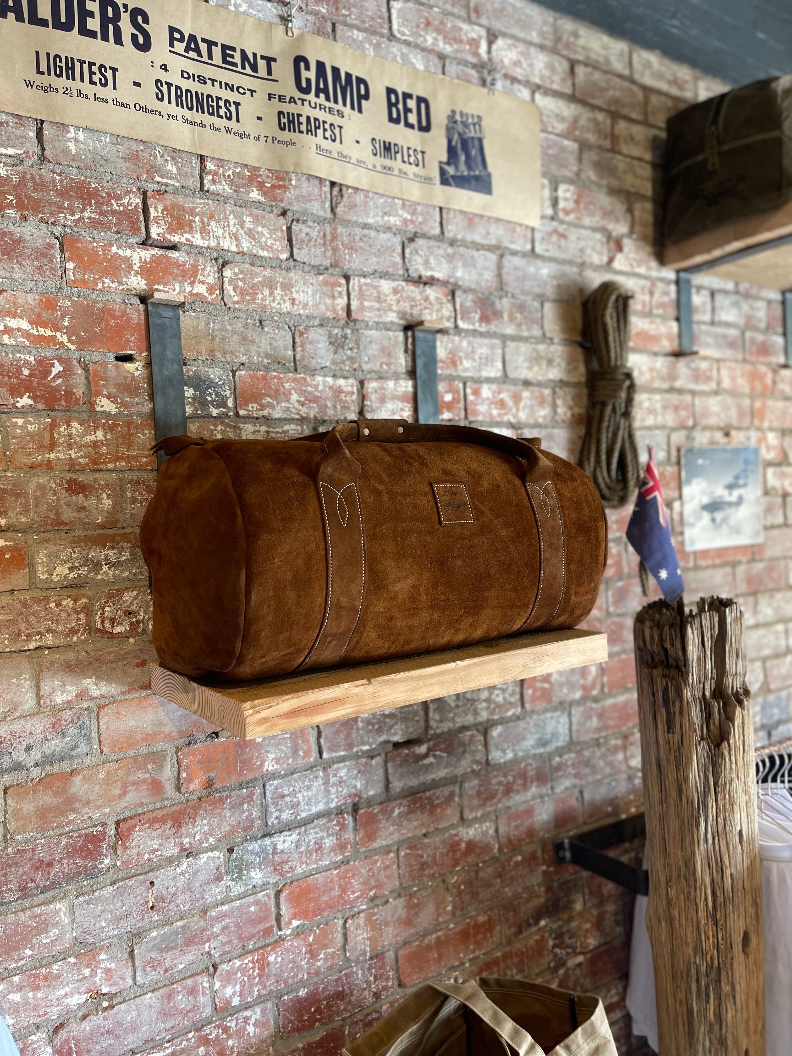 Brumby Leather Bag in Rough-out
