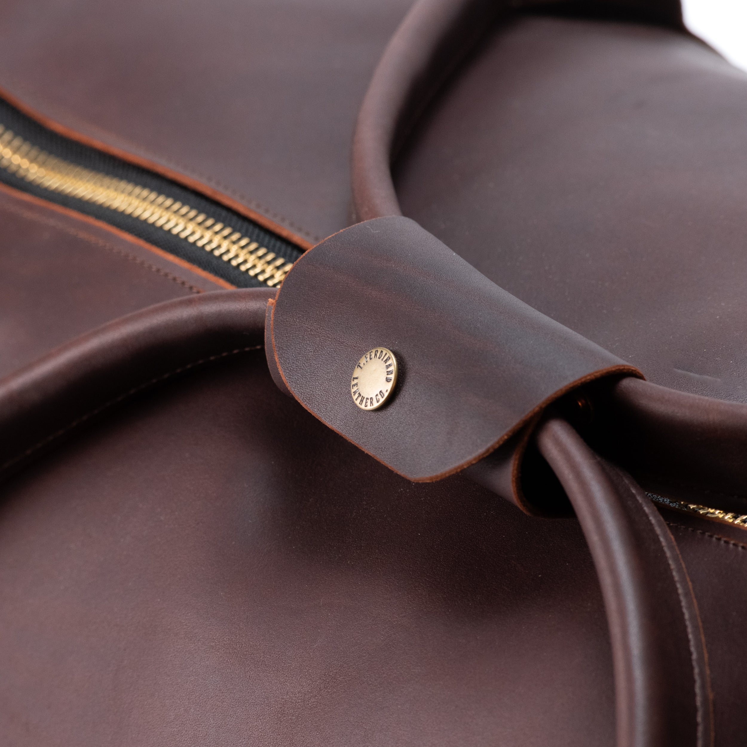 Brumby Leather Bag in Burgundy