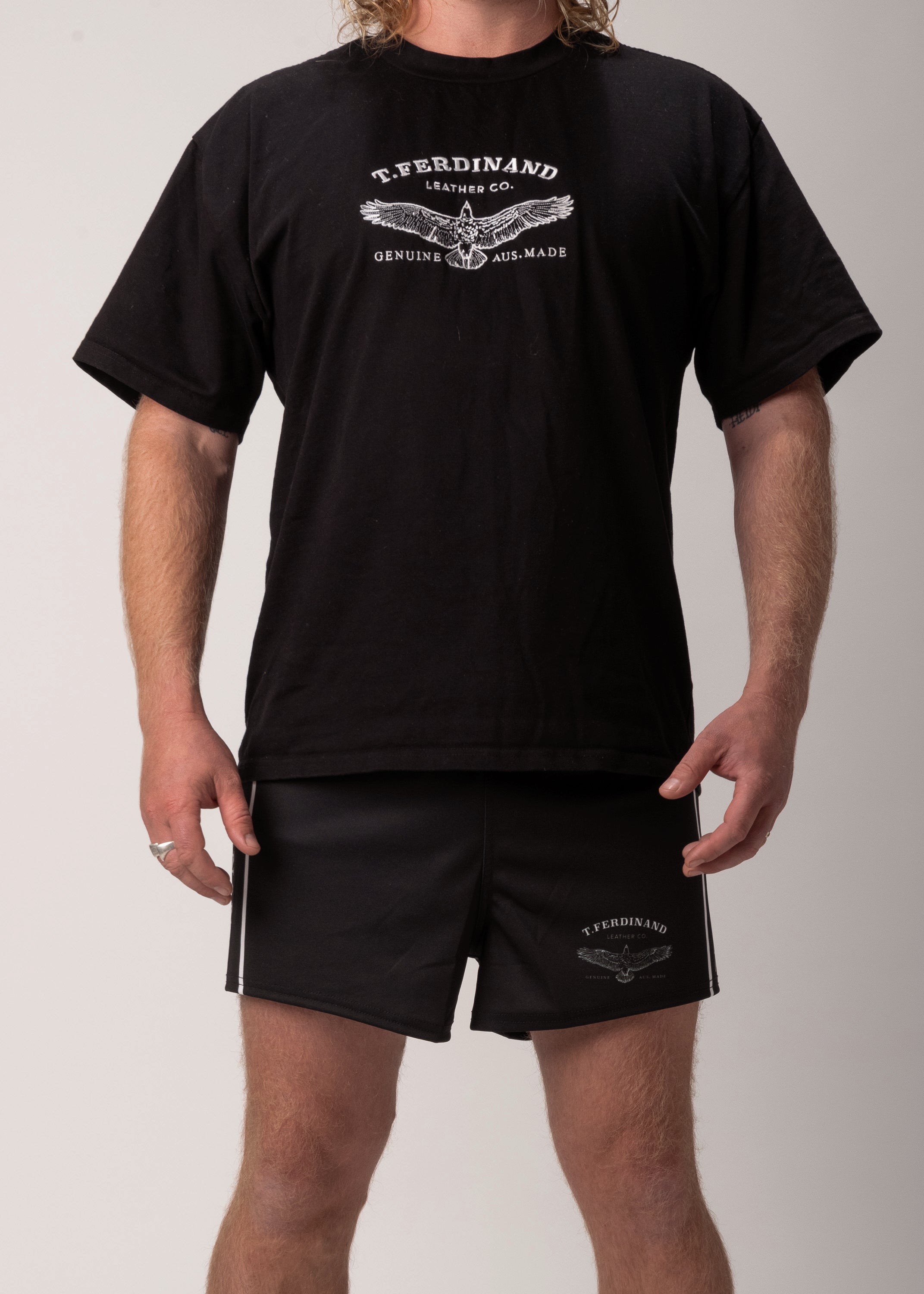 TF Rugby Shorts in Black