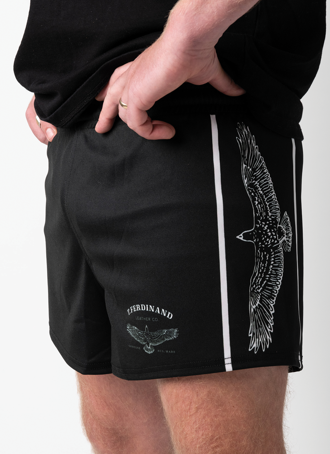 TF Rugby Shorts in Black