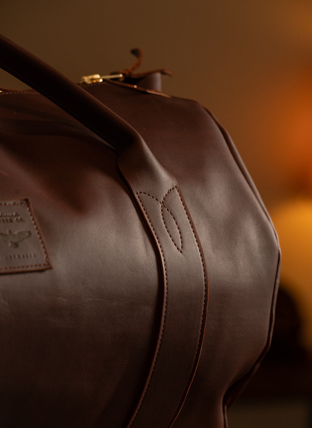 Brumby Leather Bag in Burgundy