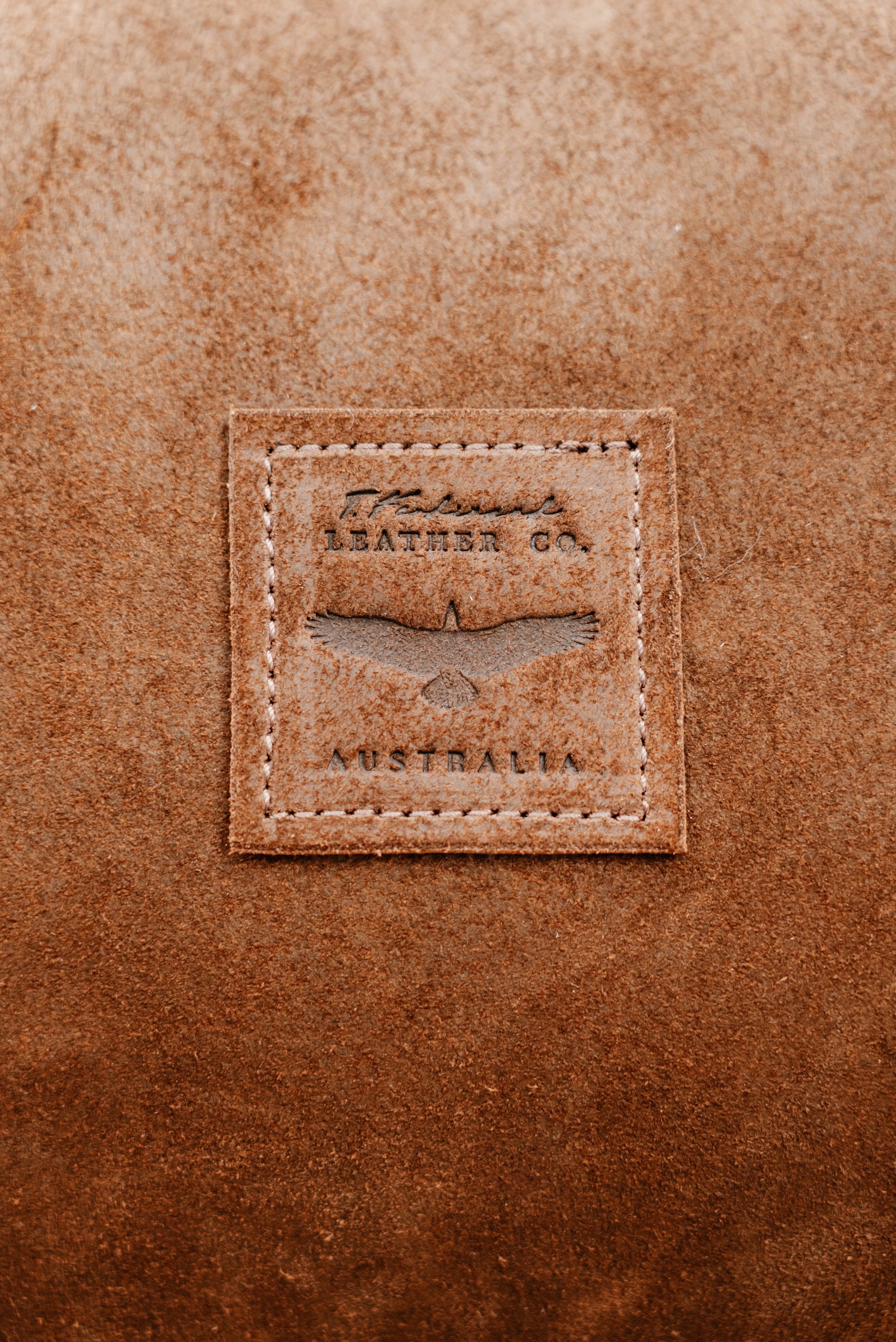 Brumby Leather Bag in Rough-out