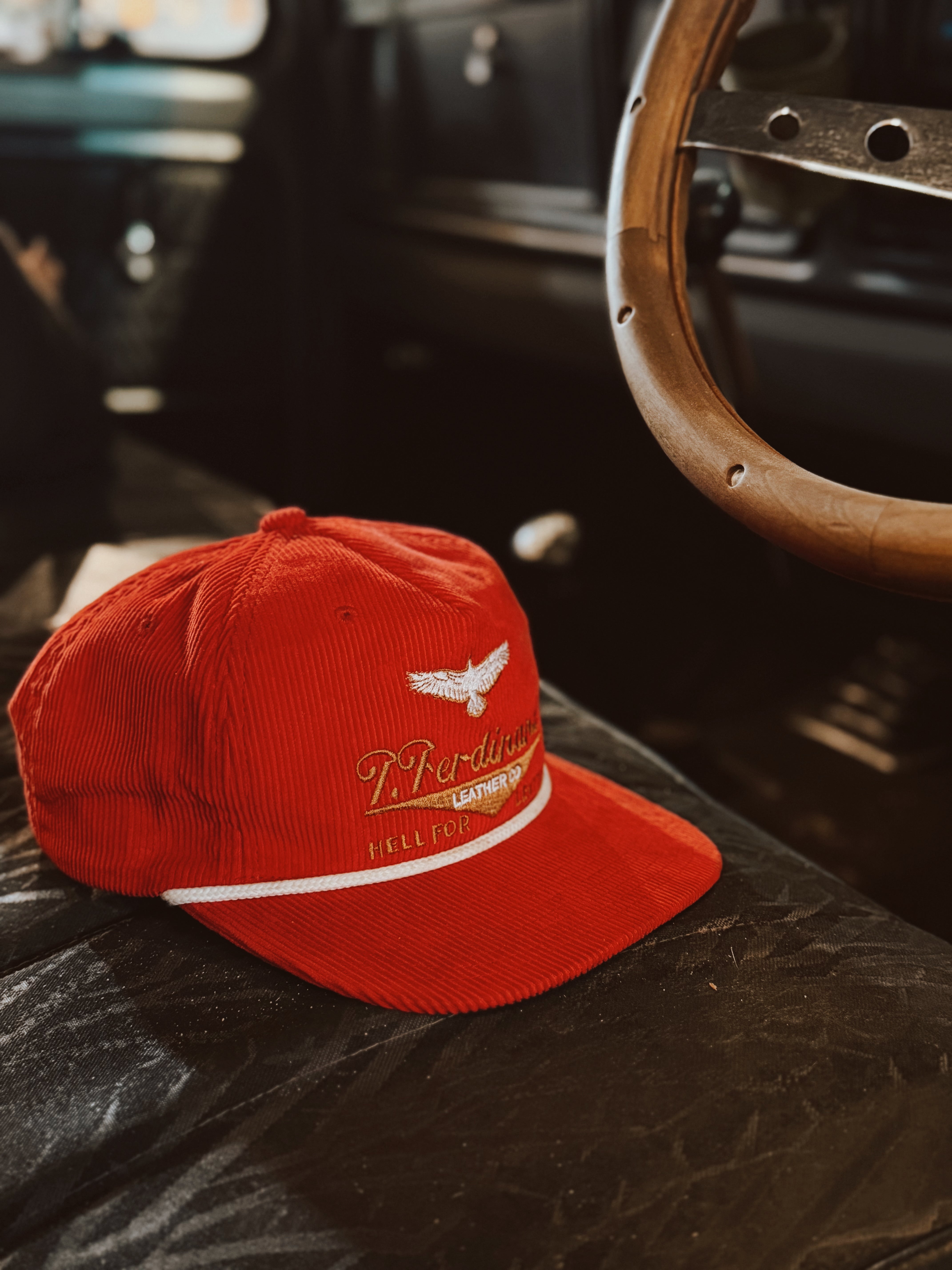 Red Cord Hat