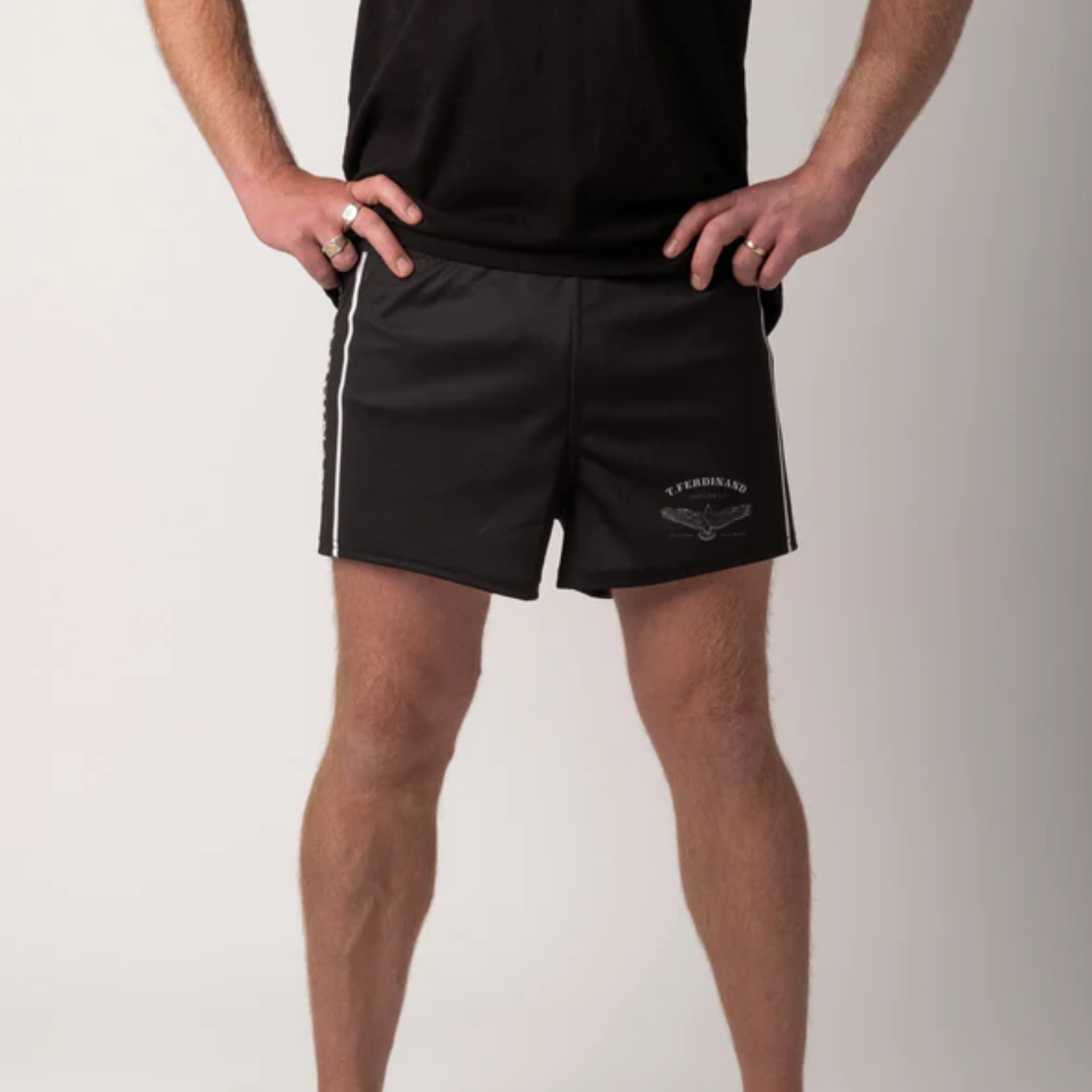 TF Rugby Shorts in Black