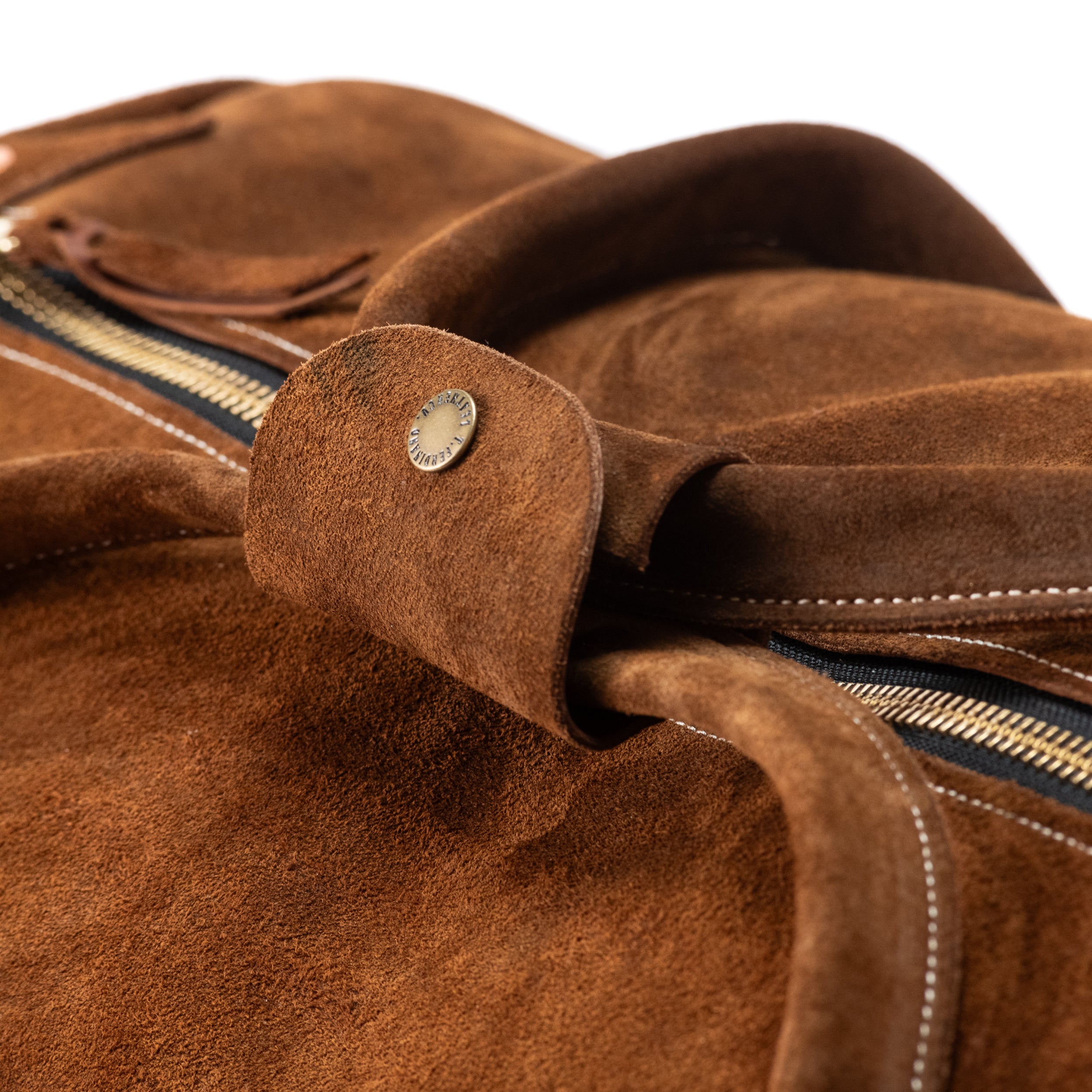 Brumby Leather Bag in Rough-out