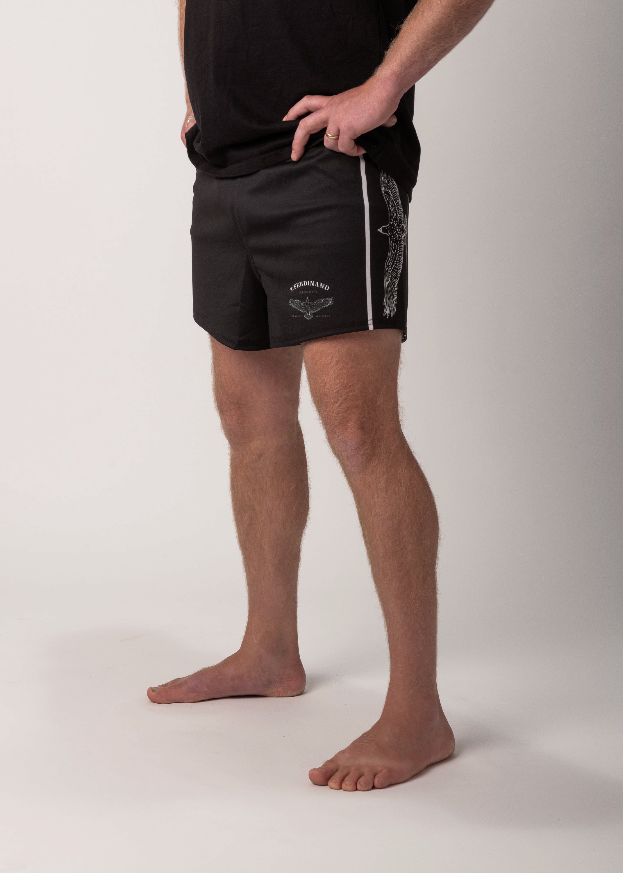 TF Rugby Shorts in Black